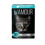 Корм для кошек LAMOUR влажный с кроликом в соусе 75г