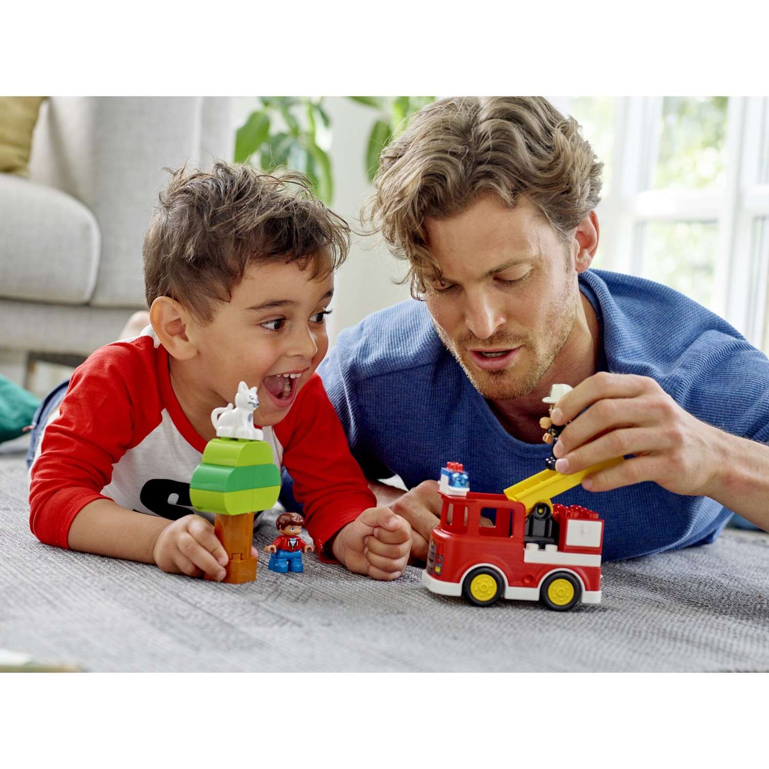 Конструктор LEGO DUPLO Town Пожарная машина блочный - фото 5