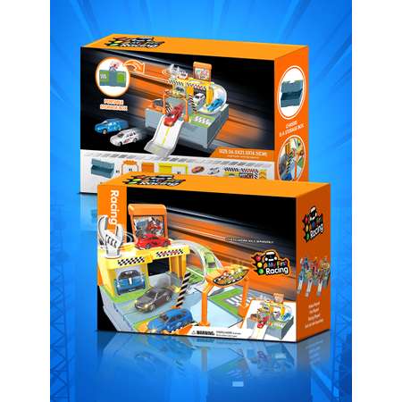 Парковка FANJIA TOYS Станция полиции многоуровневый