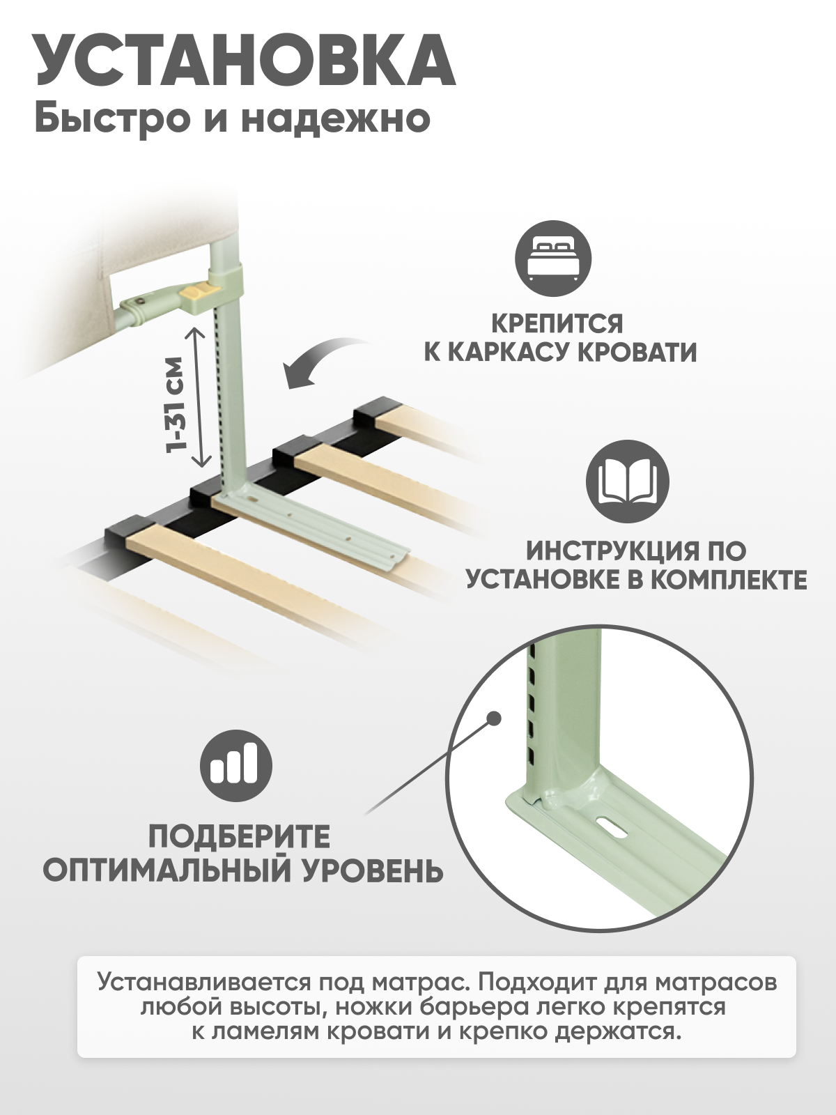 Барьер-ограничитель Solmax Синий 200 см - фото 2