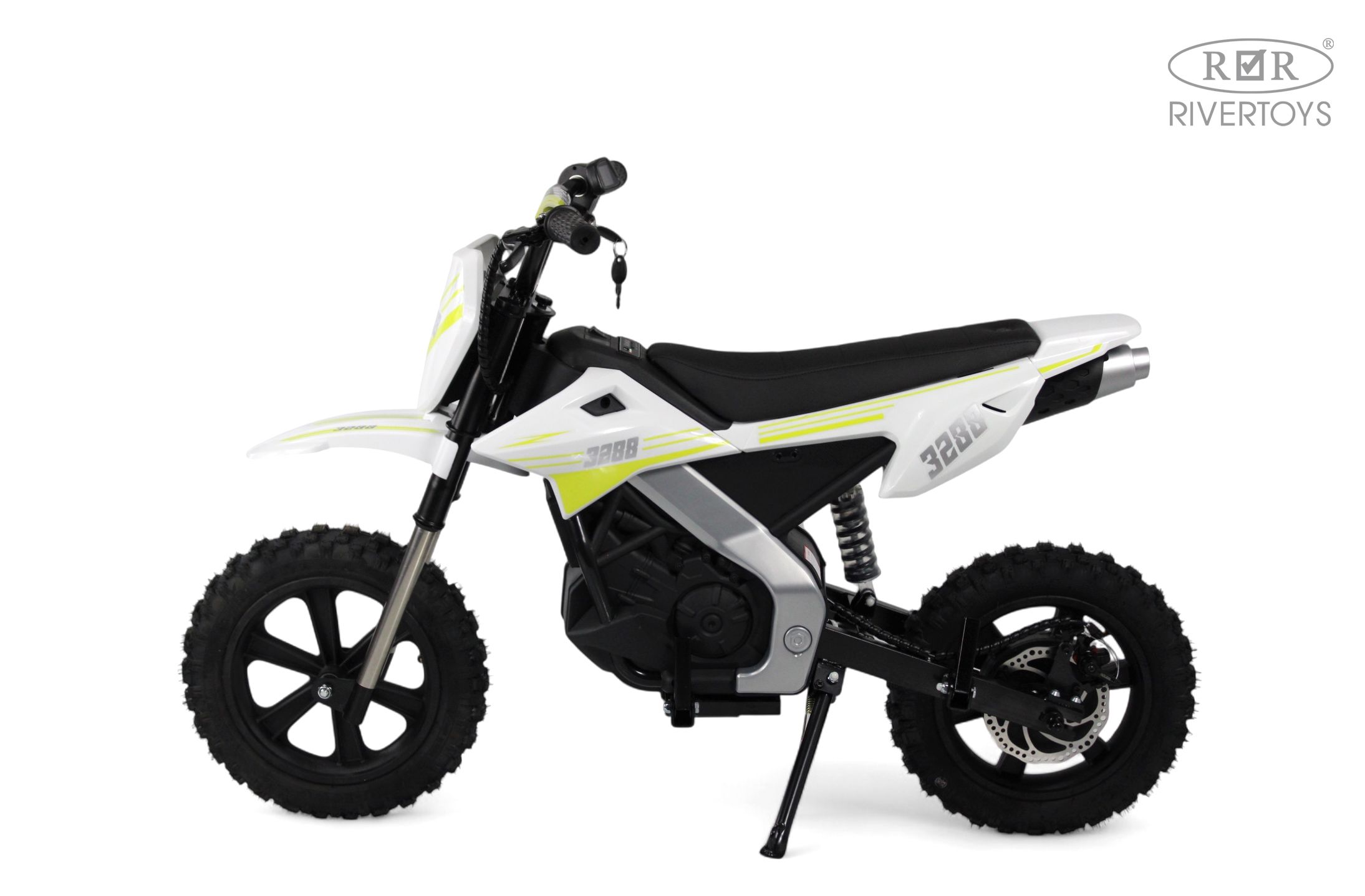 Электромотоцикл RIVERTOYS E777KX--MOTO-WHITE - фото 10