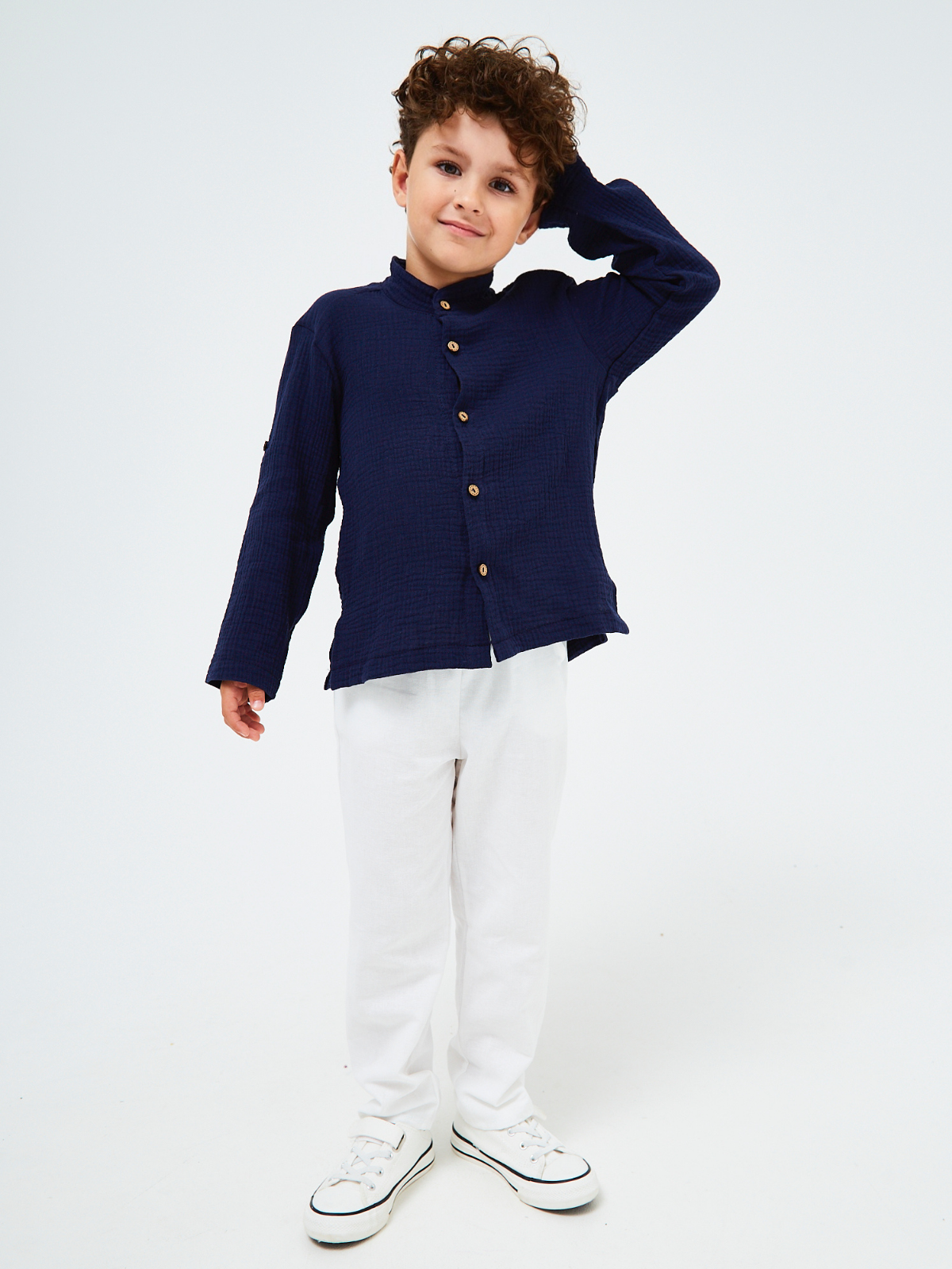 Брюки MOUN Брюки_лен_белые - фото 17