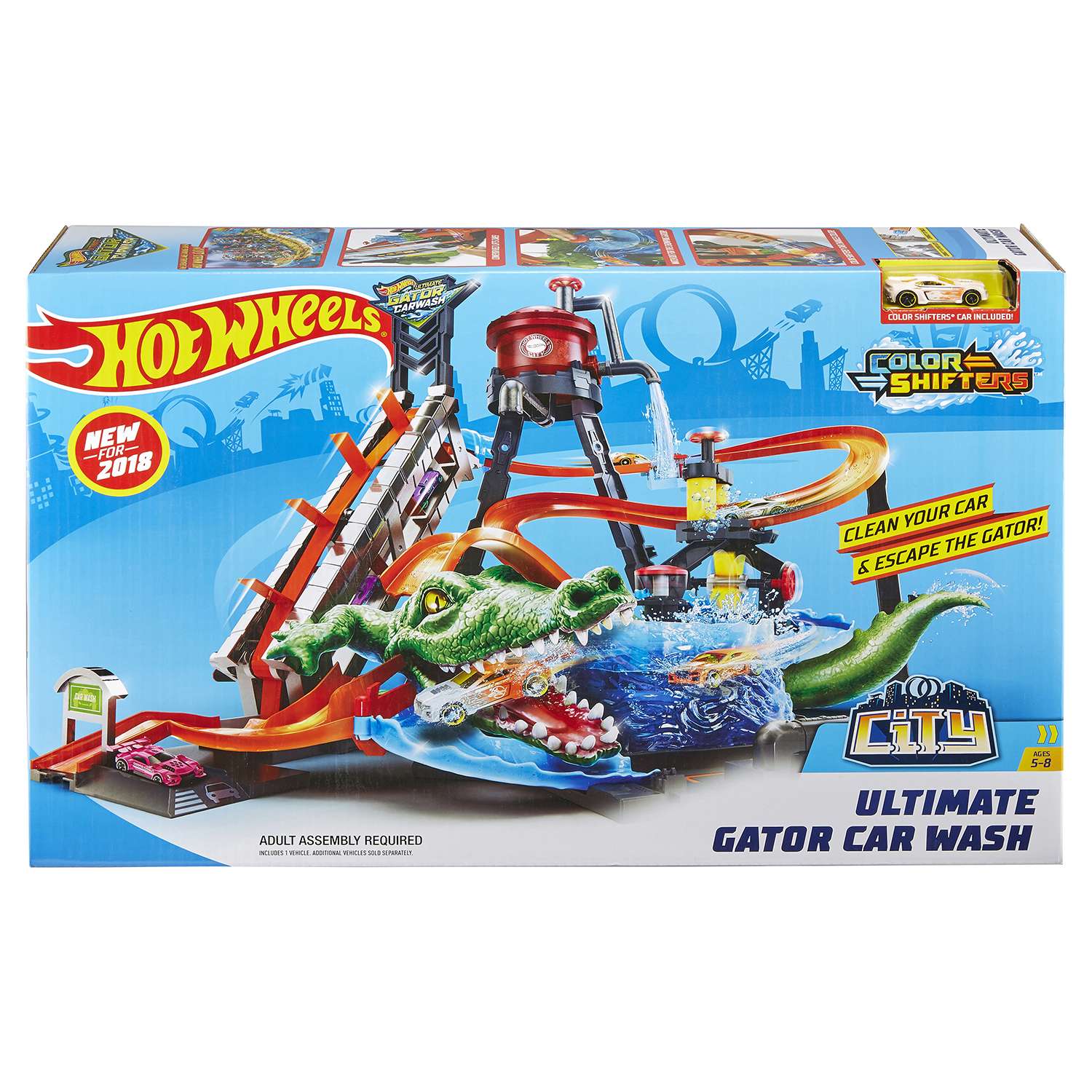 Гараж Hot Wheels Невообразимая автомойка FTB67 - фото 2
