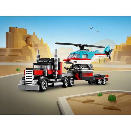 Конструктор LEGO Creator 3в1 Грузовик с вертолетом 270 дет.