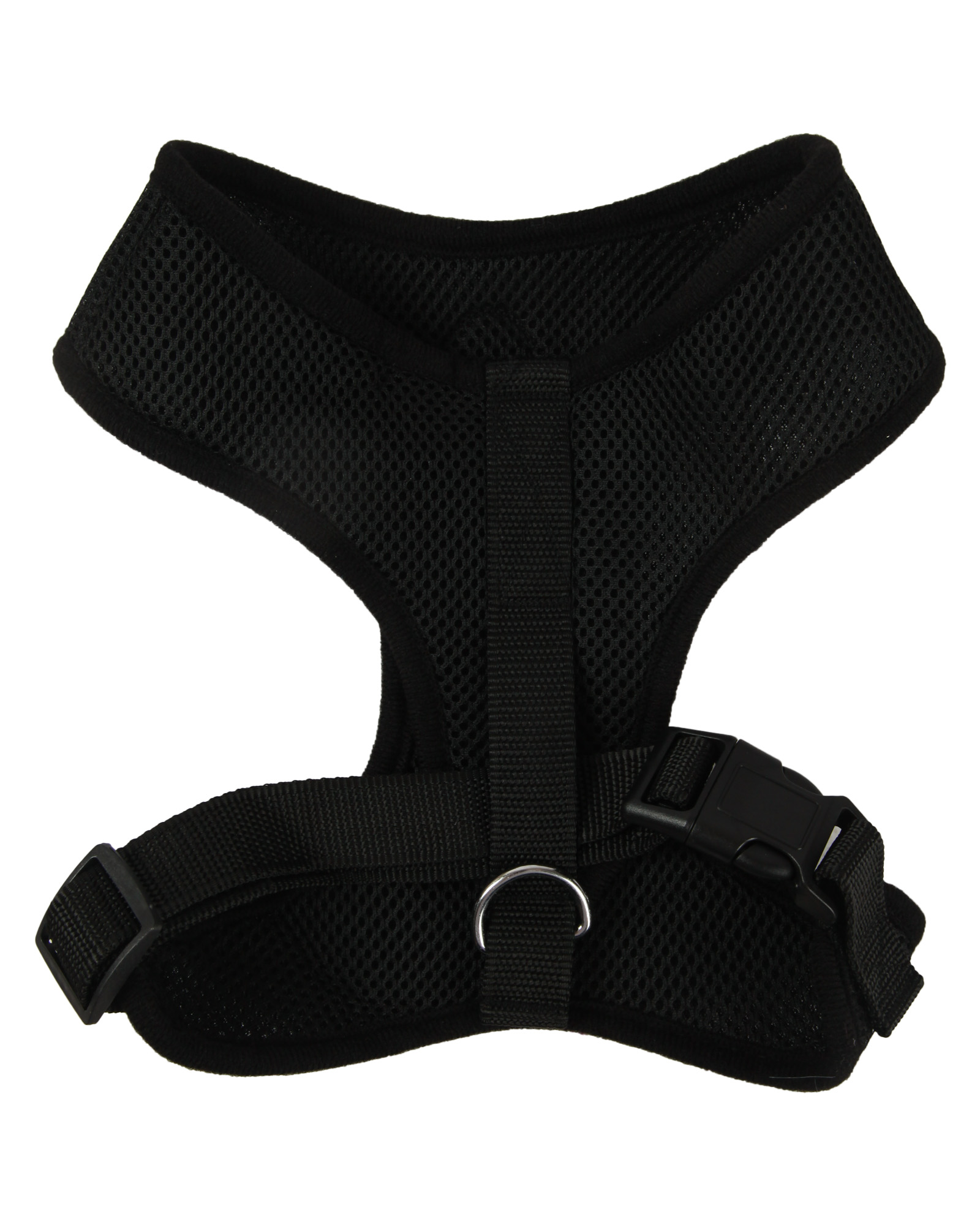 Шлейка-жилетка для собак Barbaks Чёрная сетка L шея 44см грудь 54-70см - фото 6