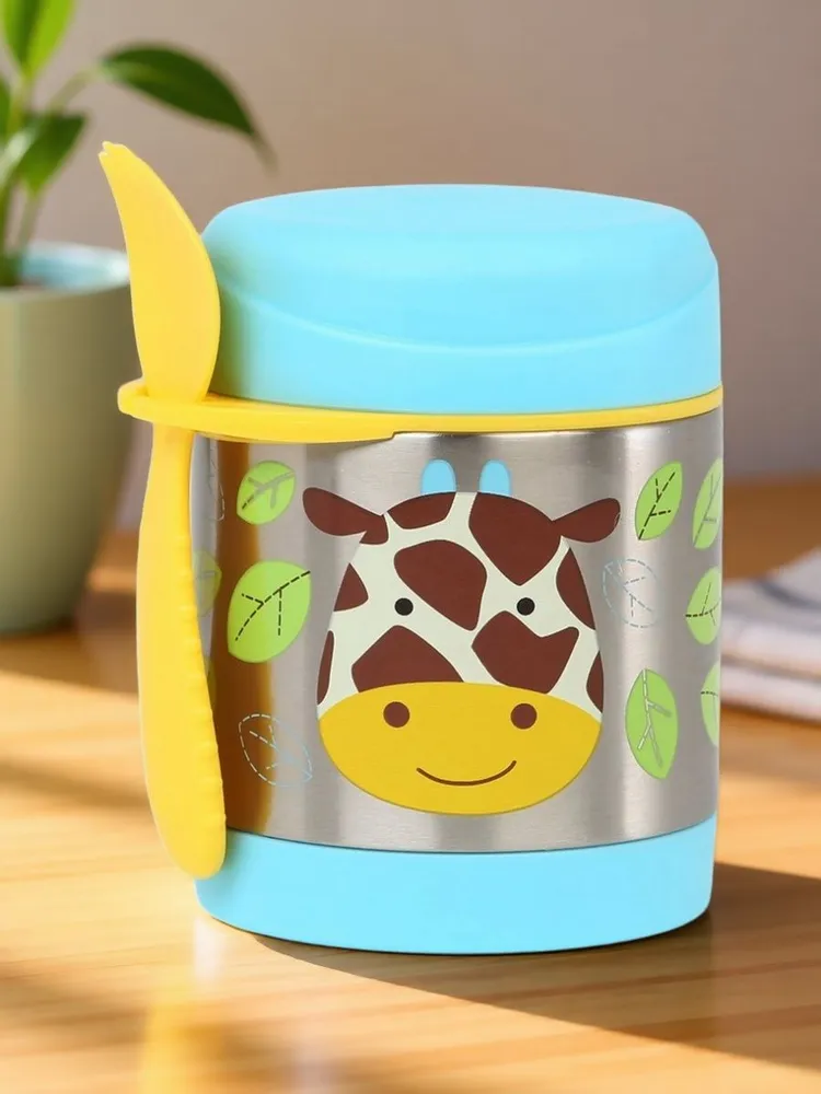 Термос Skip Hop со столовым прибором Жираф Джулс - фото 1