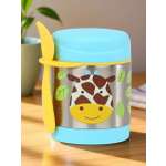 Термос Skip Hop со столовым прибором Жираф Джулс