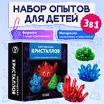 Набор для опытов WOW! HOW? Мастерская кристаллов