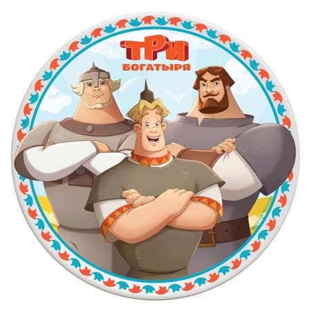 Набор посуды ND PLAY Три Богатыря 3 шт.