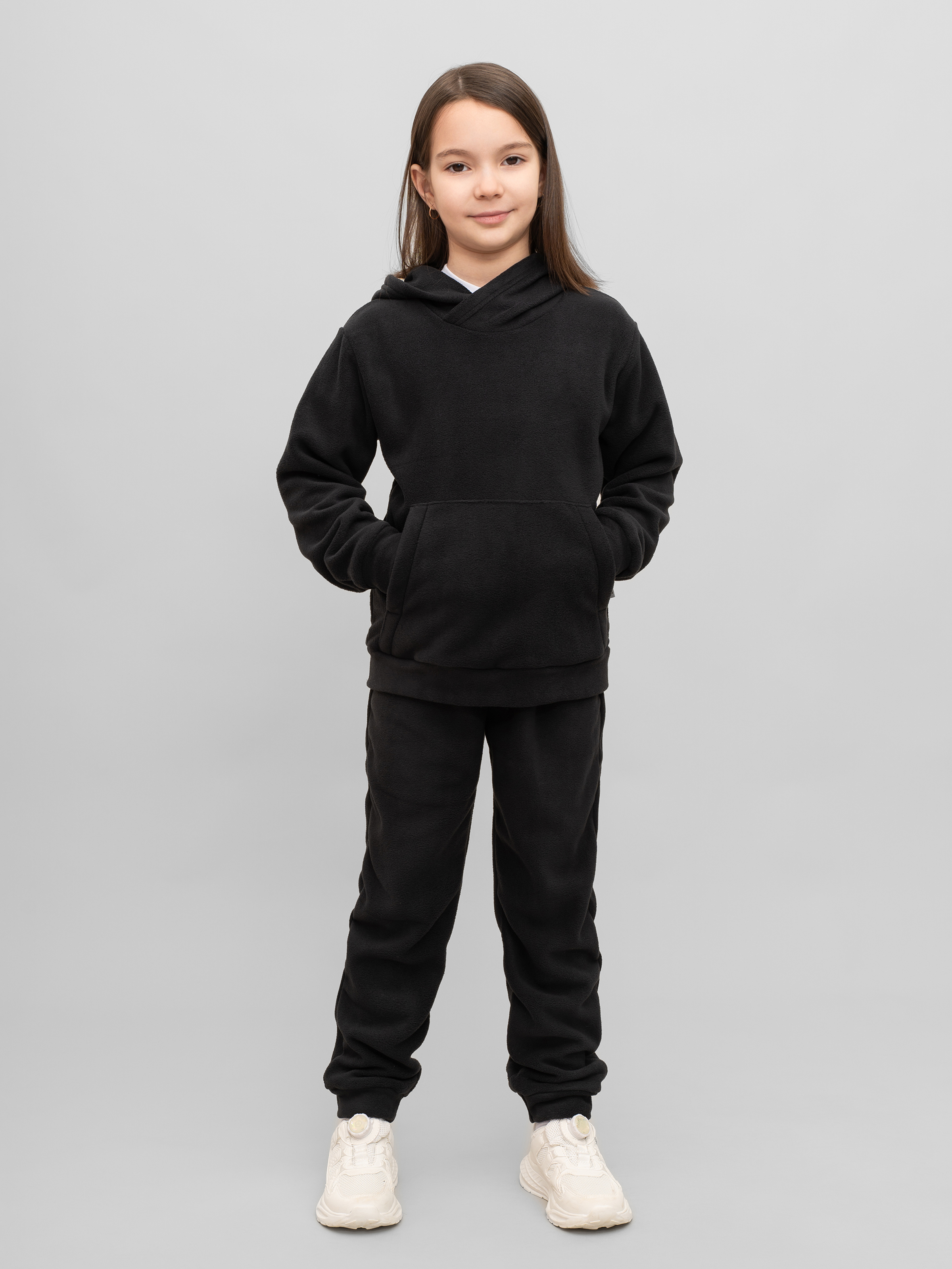 Худи и брюки Утенок 7043г(ш) черный - фото 15