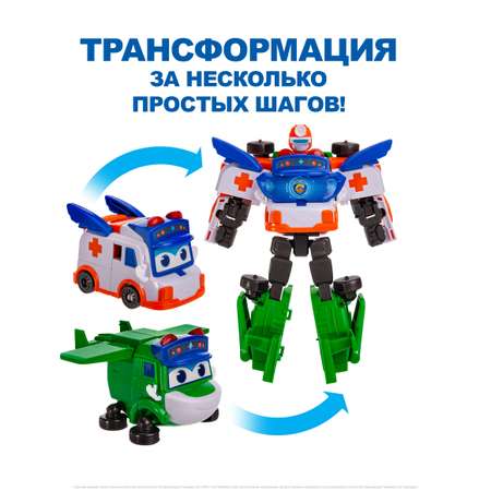 Фигурка GoGo Bus робот 2 в 1 доктор и пилот