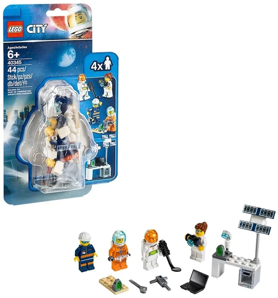 Изображение товара Конструктор LEGO City 40345 с космическими минифигурками и аксессуарами Изображение товара Конструктор LEGO City 40345 с космическими минифигурками и аксессуарами