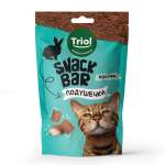 Лакомство для кошек Triol Snack Bar 30г мини-подушечки с начинкой из кролика