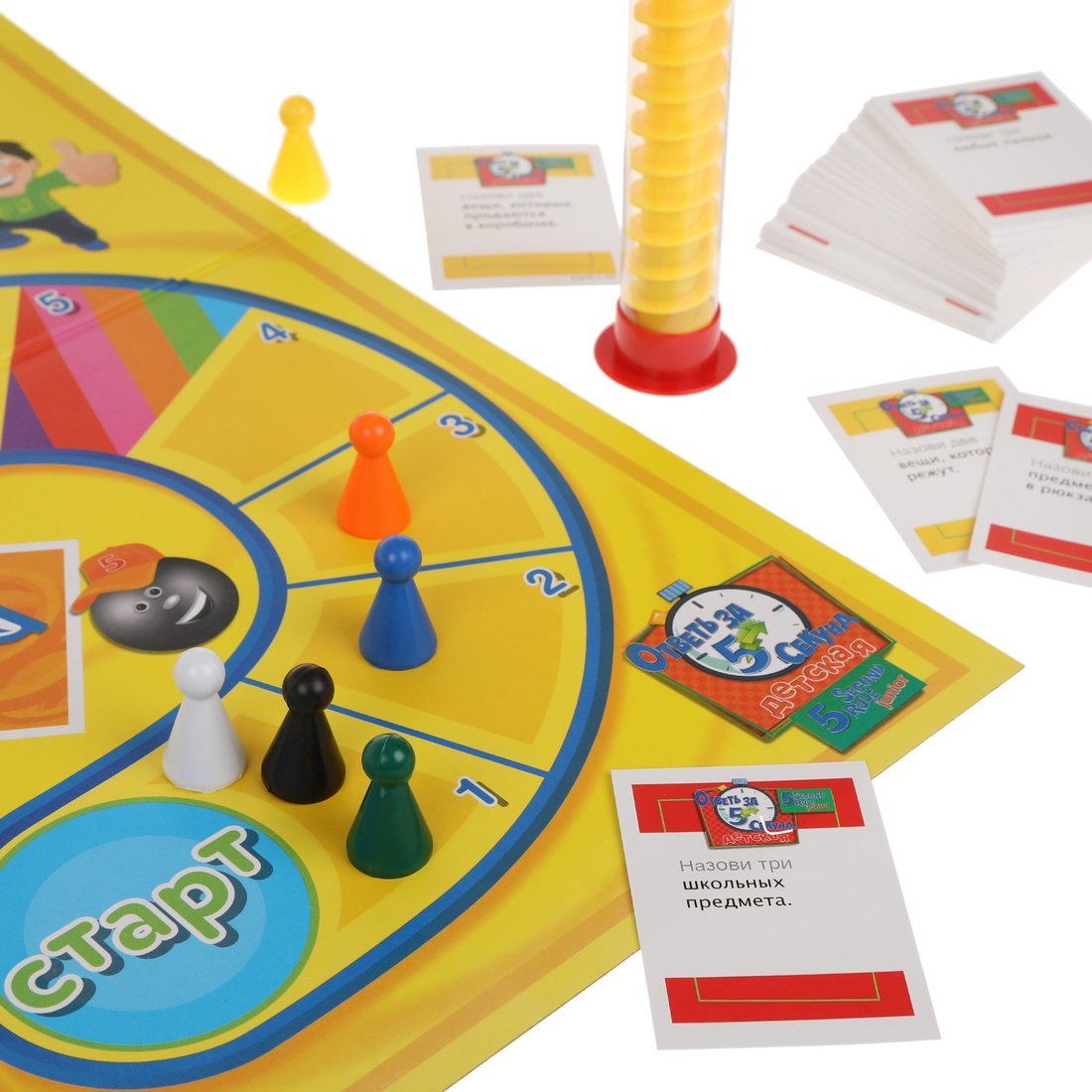 Настольная игра Наша Игрушка Ответь за 5 секунд - фото 4