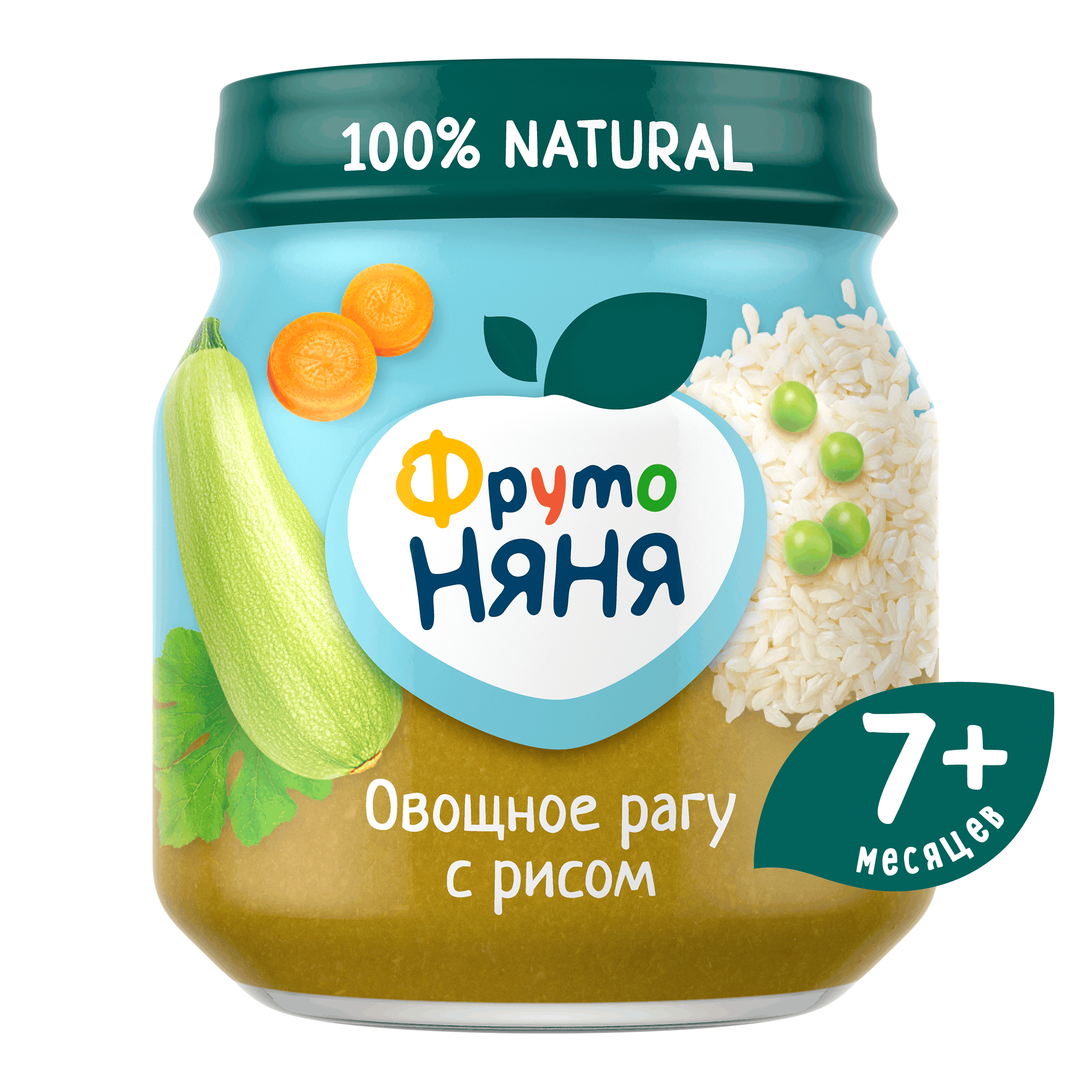 Пюре ФрутоНяня Овощное рагу с 7 мес 110 г - фото 1