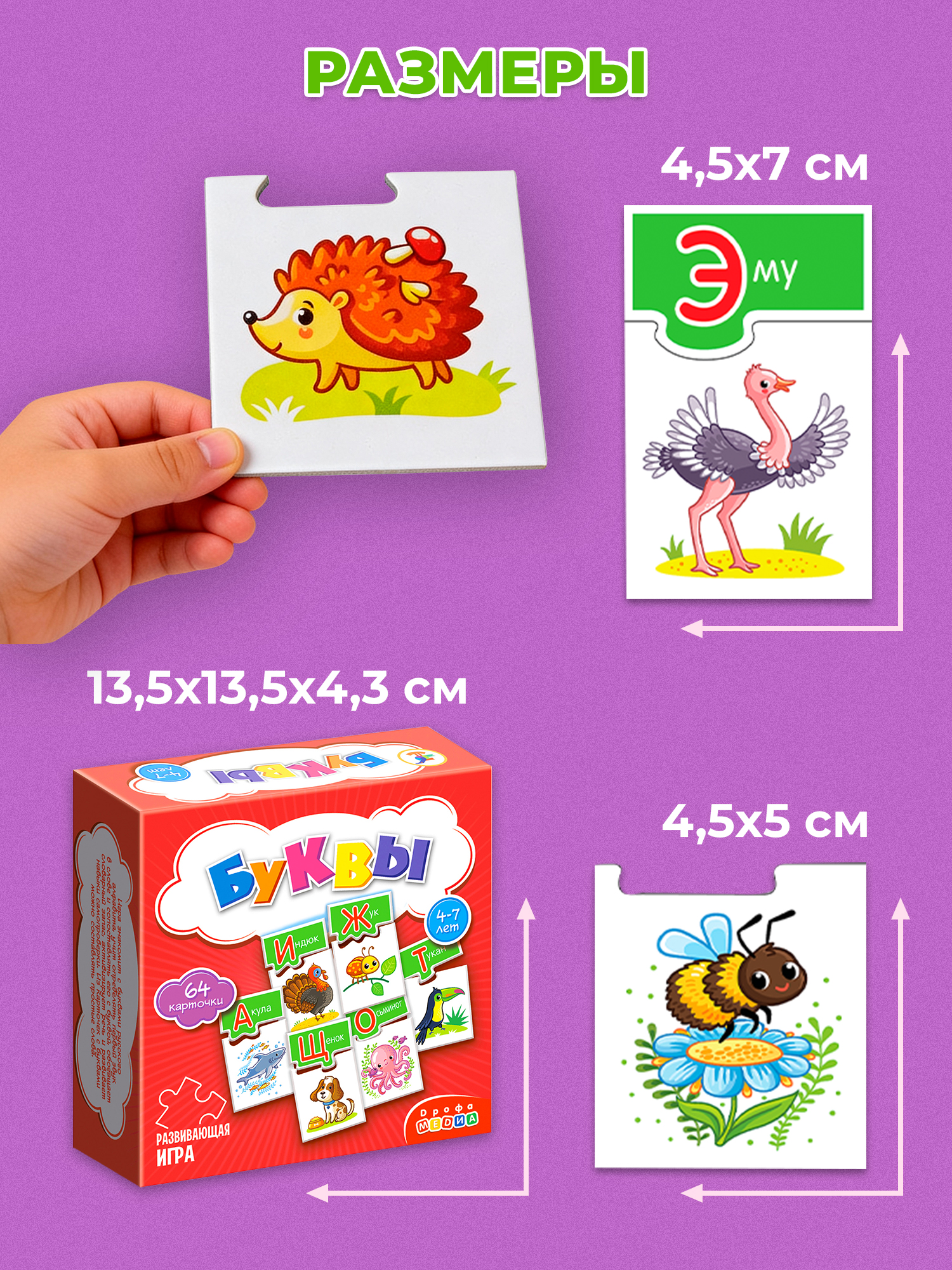 Игра развивающая Дрофа-Медиа Буквы 4208 - фото 9