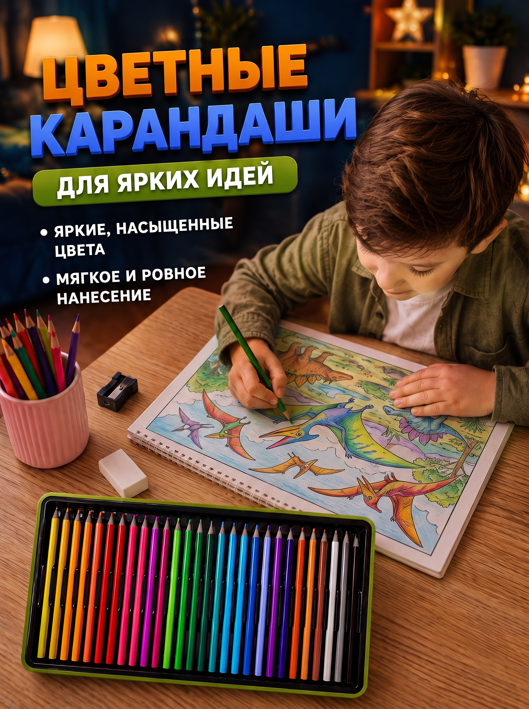 Набор для рисования LABI творчество 147 шт. - фото 6