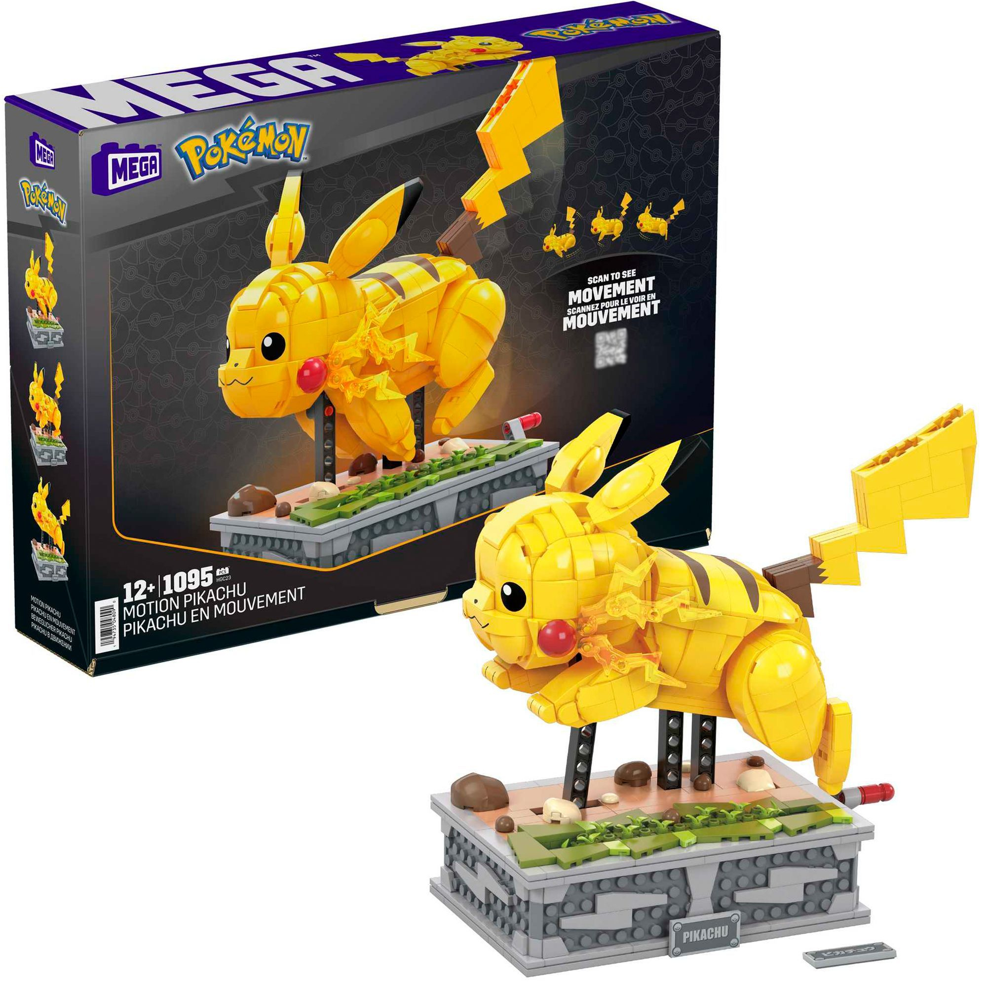 Конструктор Mega Construx Pokémon Motion Pikachu сборная игровая модель - фото 1
