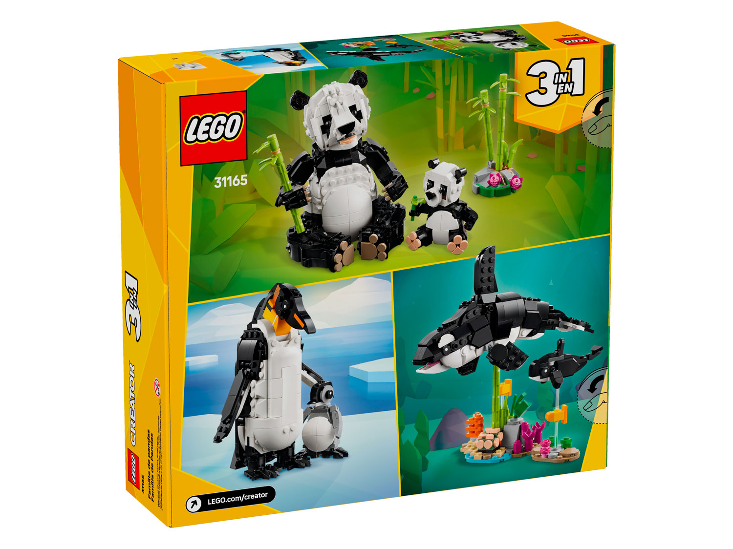 Конструктор LEGO Creator Дикие животные 31165 626 дет. - фото 7