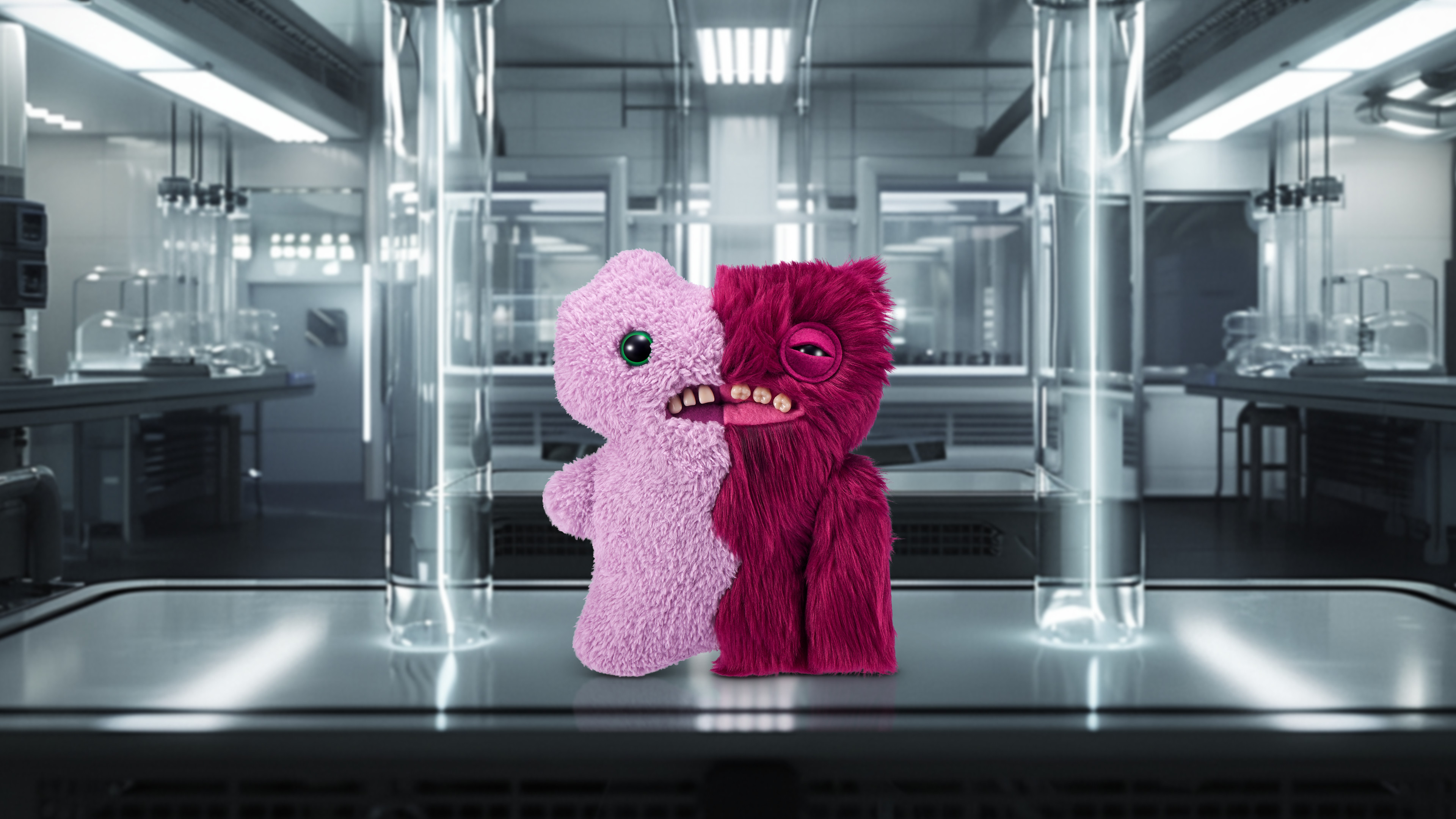 Мягкая игрушка FUGGLER сиренево-красный - фото 7