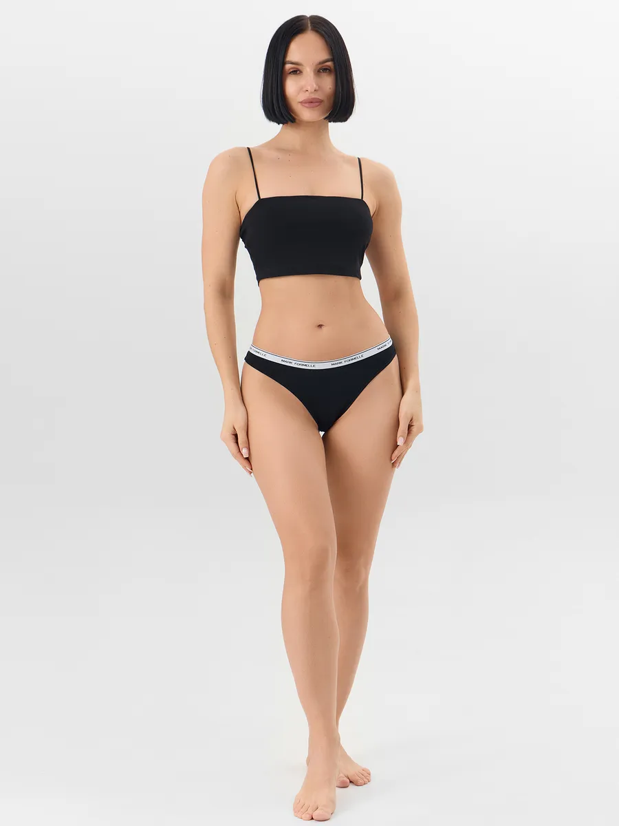 Трусы 3 шт Mark Formelle (Марк Формэль) 412574-1-3/т.серый меланж 4348-F +мятный +черный - фото 7