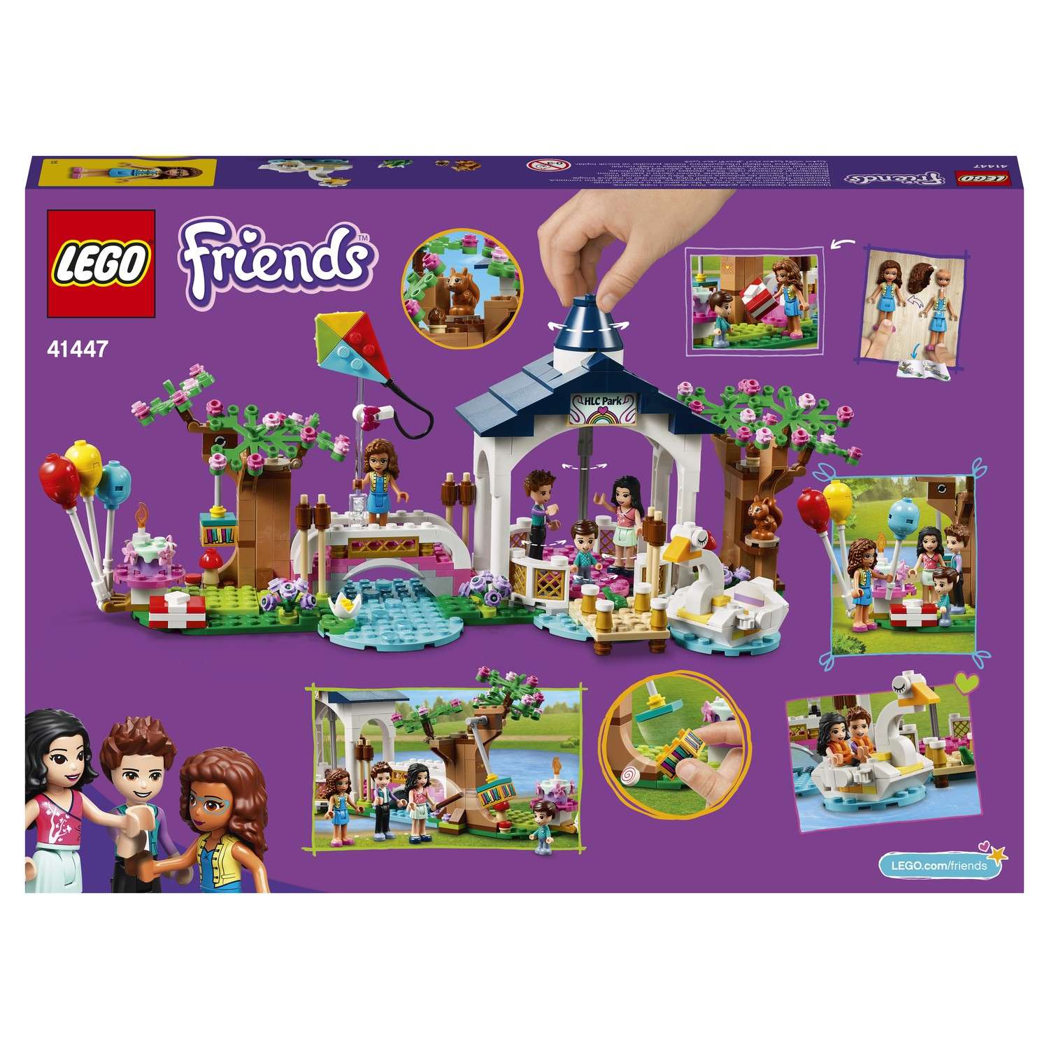 Конструктор LEGO Friends Парк Хартлейк Сити блочный - фото 3