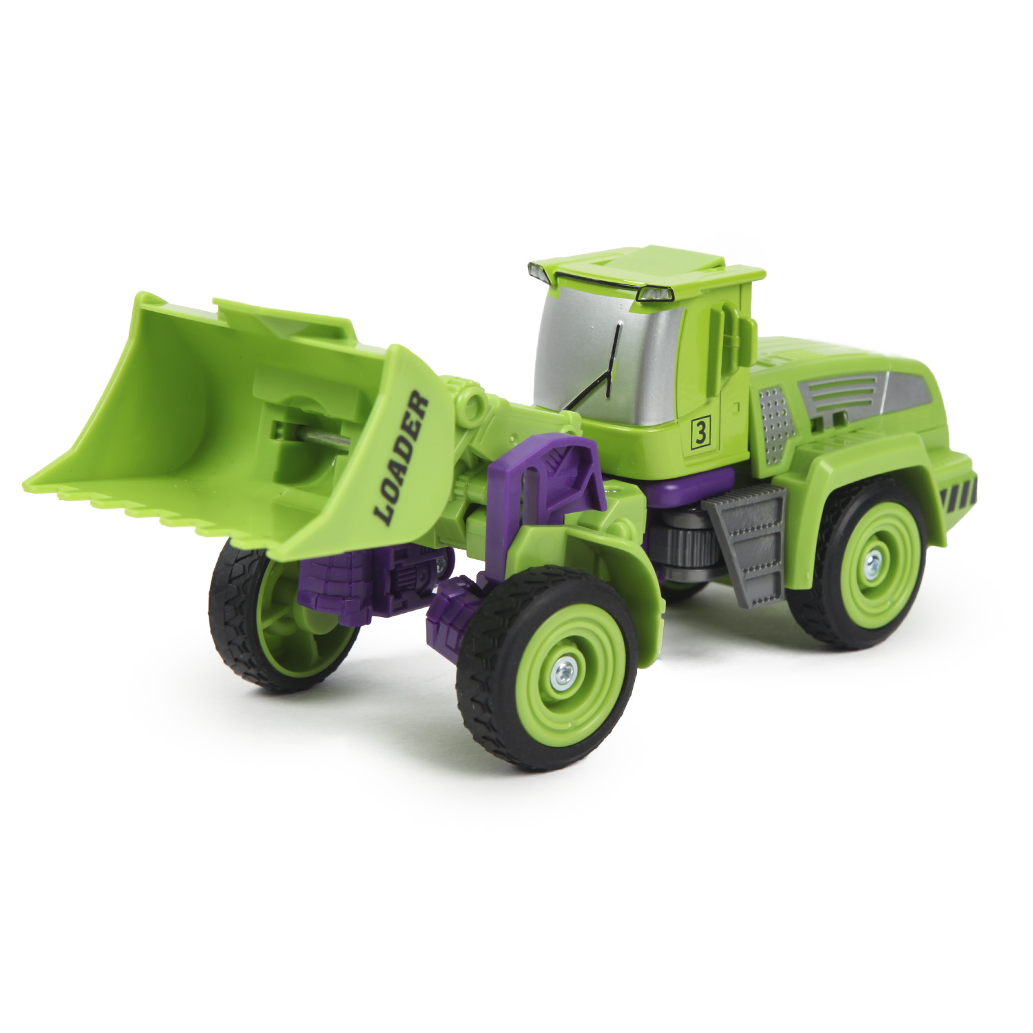 Фигурка Mobicaro Бульдозер Green Metal - фото 2