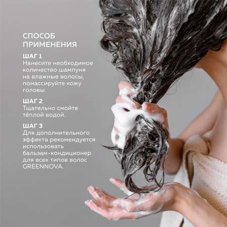 Шампунь GREENNOVA 1000 мл