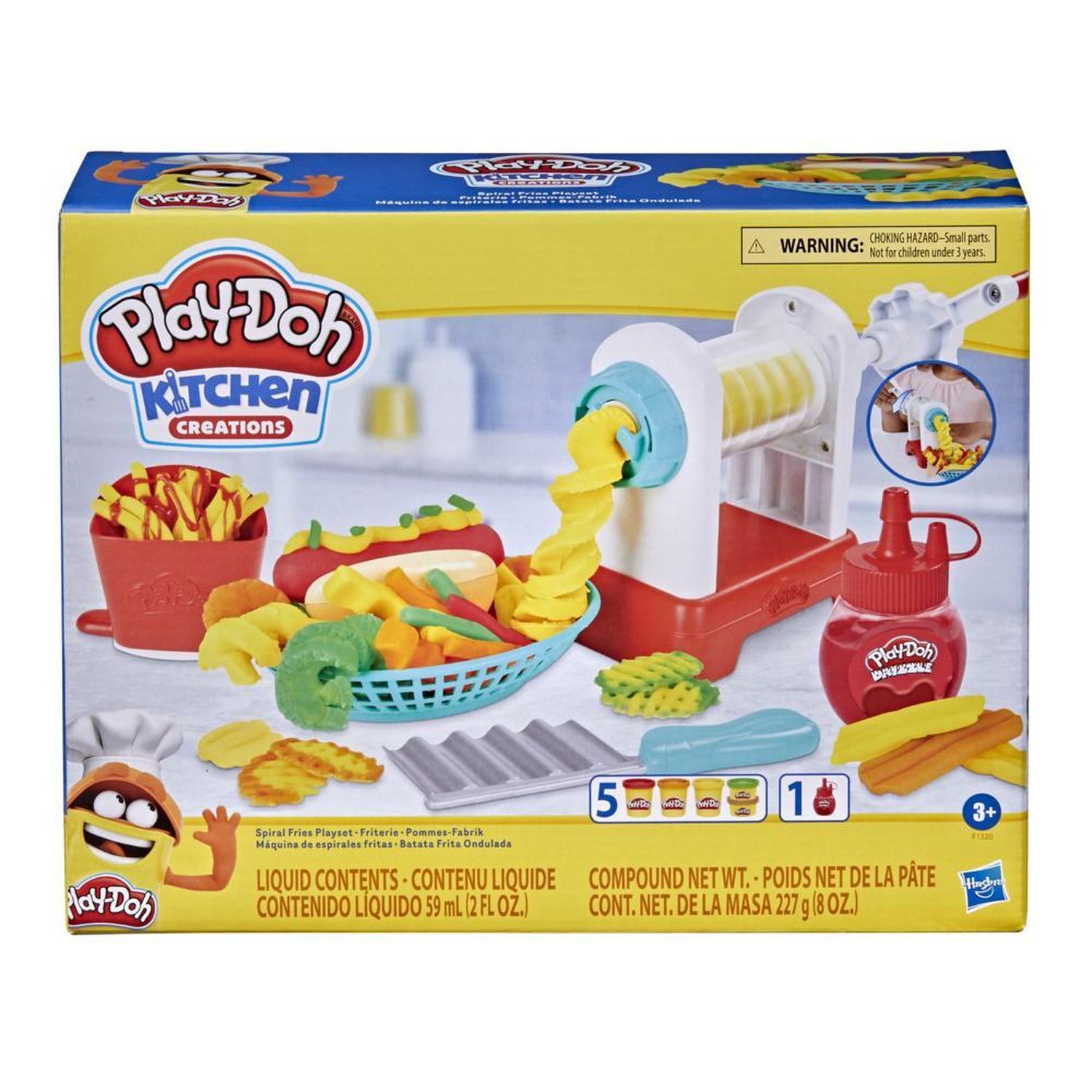 Пластилин Play-Doh Картошка фри - фото 1