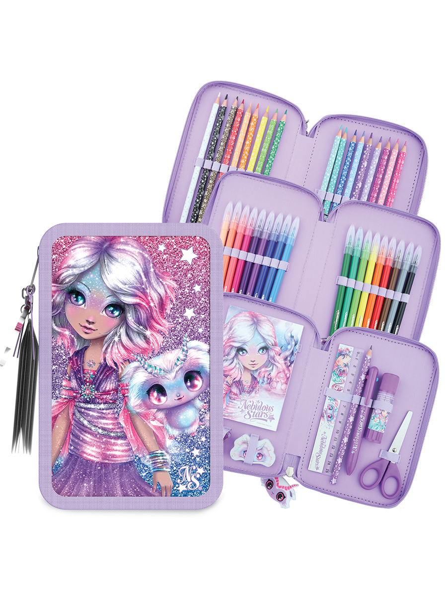 Пенал книжка Nebulous Stars Estrelia (сиреневый) - фото 1