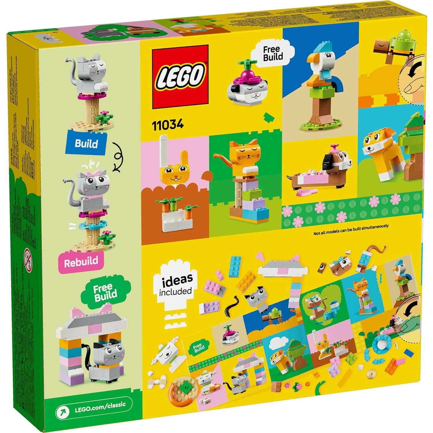 Конструктор LEGO Classic Креативные питомцы 450 дет. - фото 4