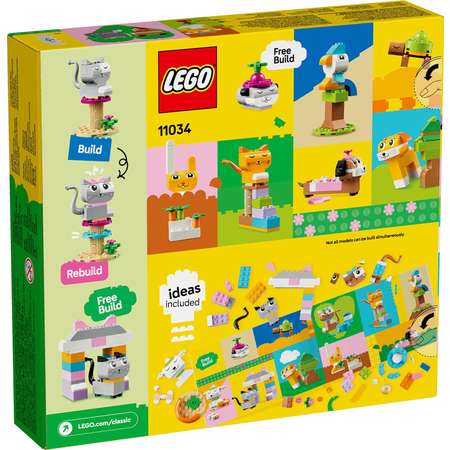 Конструктор LEGO Classic Креативные питомцы блочный