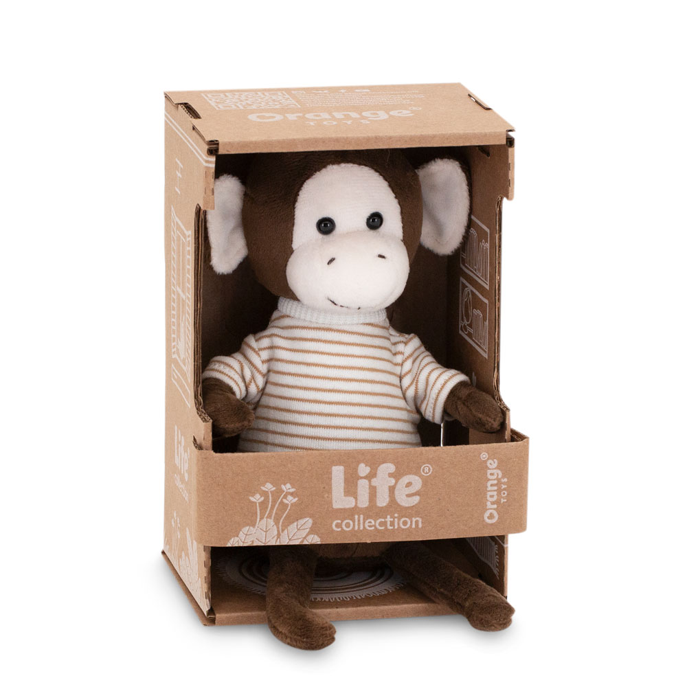 Игрушка мягкая Orange Toys обезьянка 15 см - фото 2