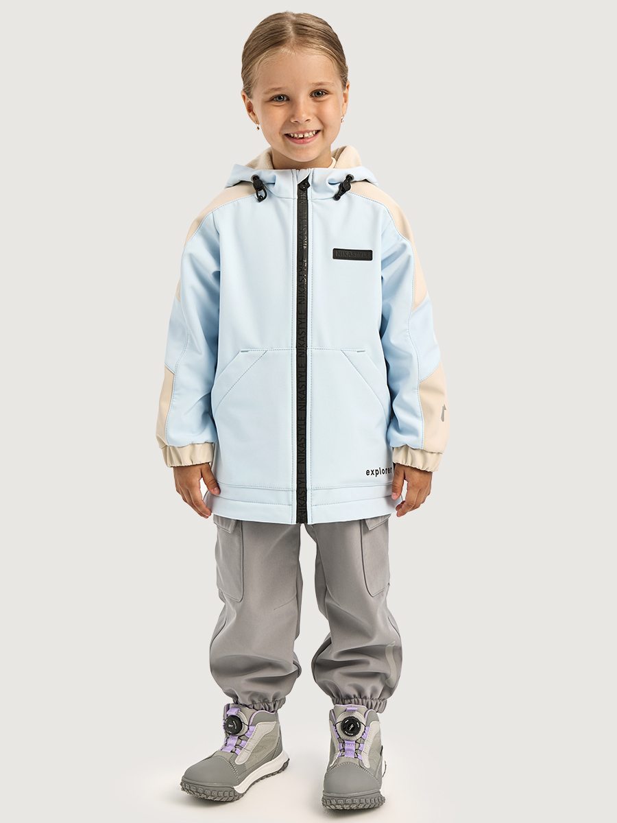 Ветровка NIKASTYLE 4л15226 небесный/кешью - фото 5