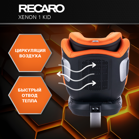 Автокресло Recaro Xenon 1 KID Isofix 0+/1/2 (0-25 кг) оранжевый