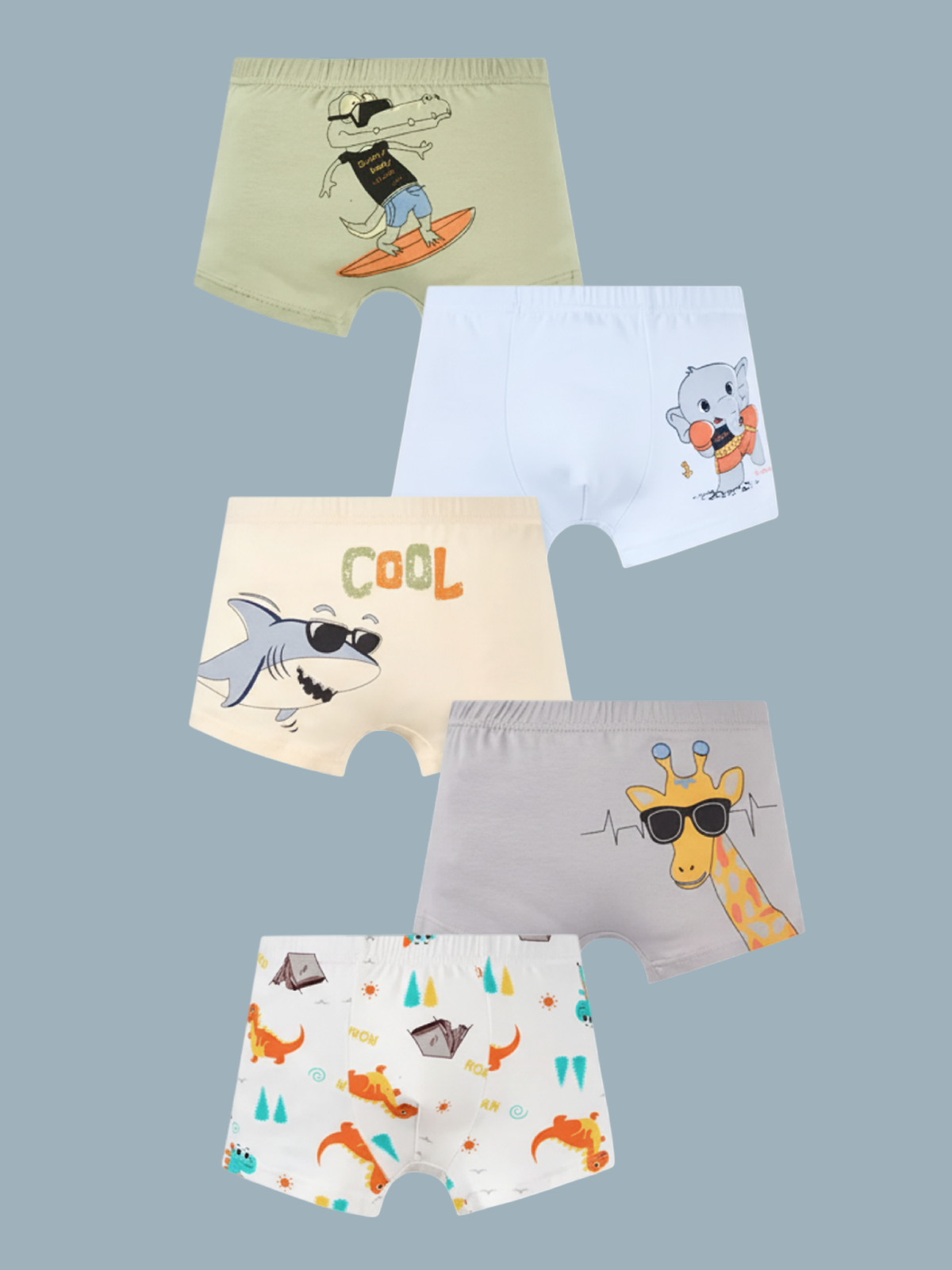 Трусы-боксеры 5 шт Little mole 3218268225 - фото 6