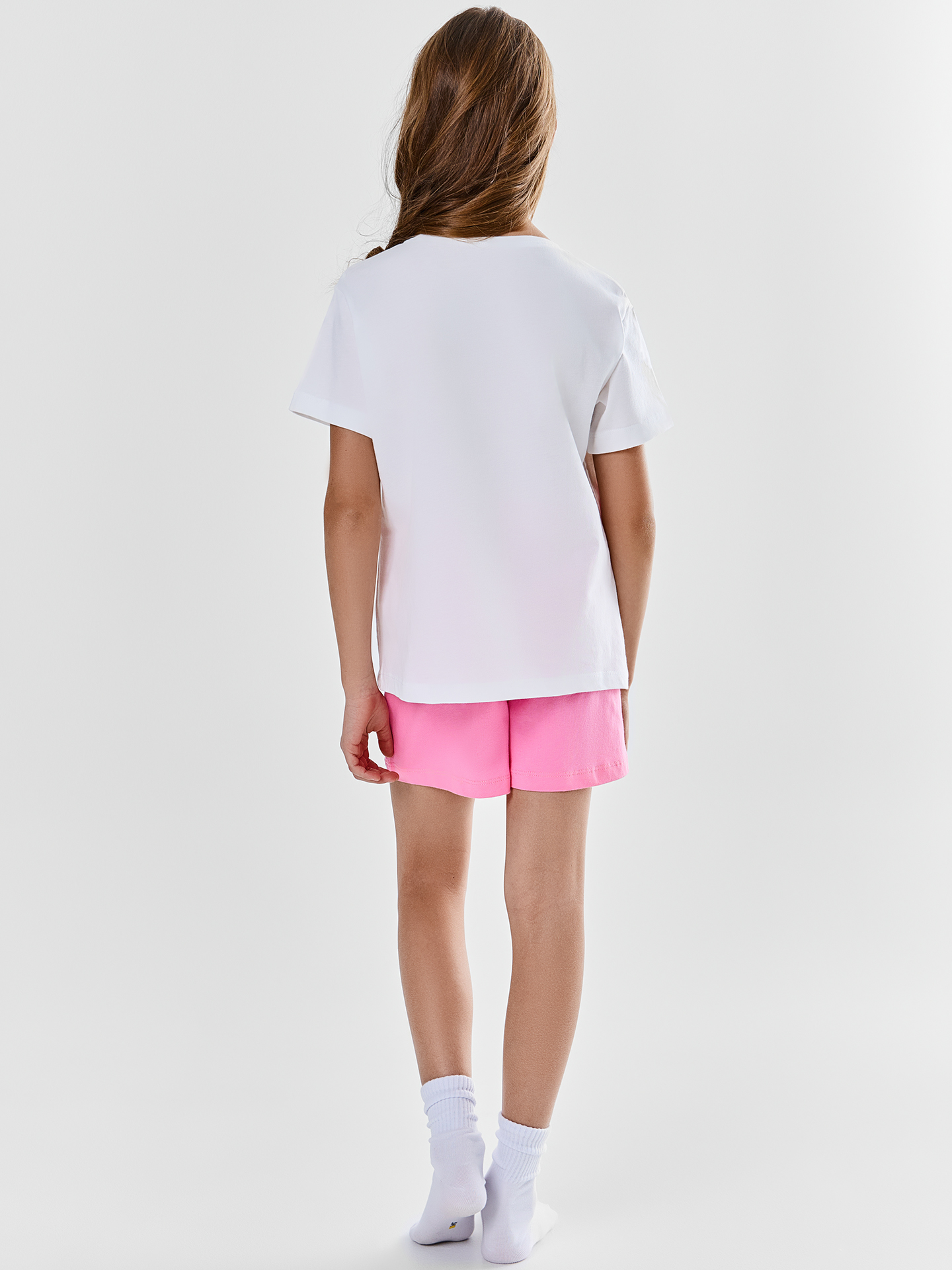 Пижама Mark Formelle (Марк Формэль) 567727/белый +розовое саше +печать - фото 3