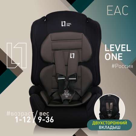 Автокресло Еду-Еду Lux 1/2/3 (9-36 кг) черный