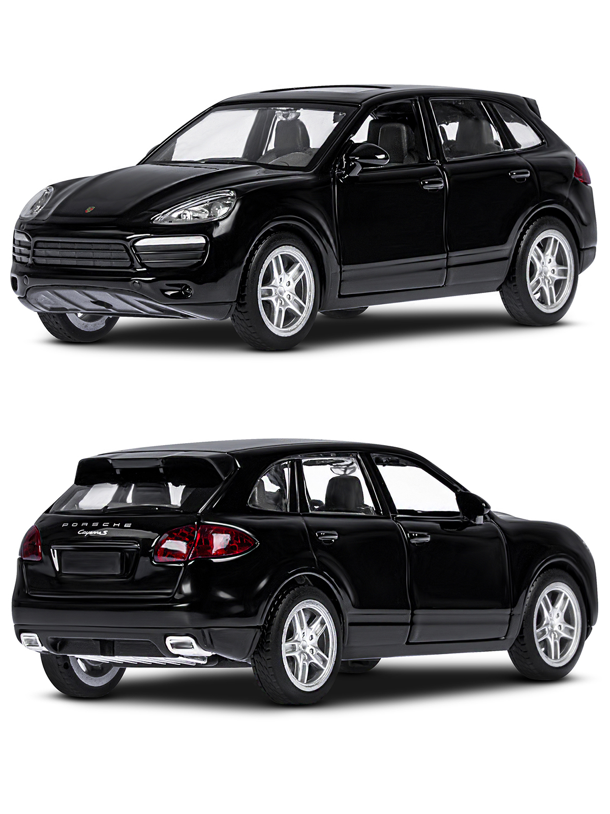 Внедорожник АВТОпанорама Porsche Cayenne S 1:32 JB1251579 - фото 7
