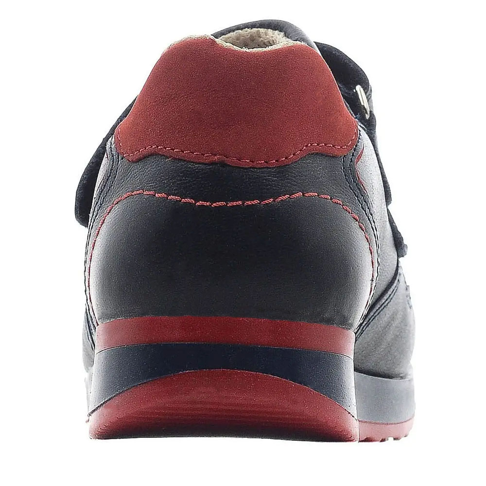 Кроссовки BEST.A 4002/1м BEST.A Кроссовки для мальчика, т.сине-красный кожа кед - фото 3