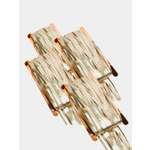 Дождик для фотозоны ZHIYU MENG матовый золотой 2х1м 4 штуки