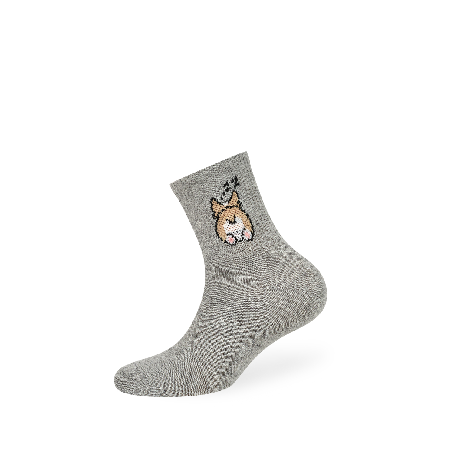 Носки Omsa OMSA kids Calzino 21P73 (Корги) Grigio Melange - фото 1