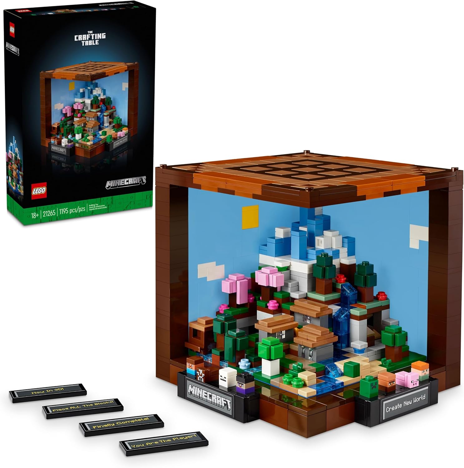 Конструктор LEGO Minecraft Стол для рукоделия блочный - фото 1