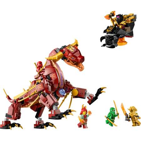 Конструктор LEGO NINJAGO Heatwave Transform Lava Dragon блочный