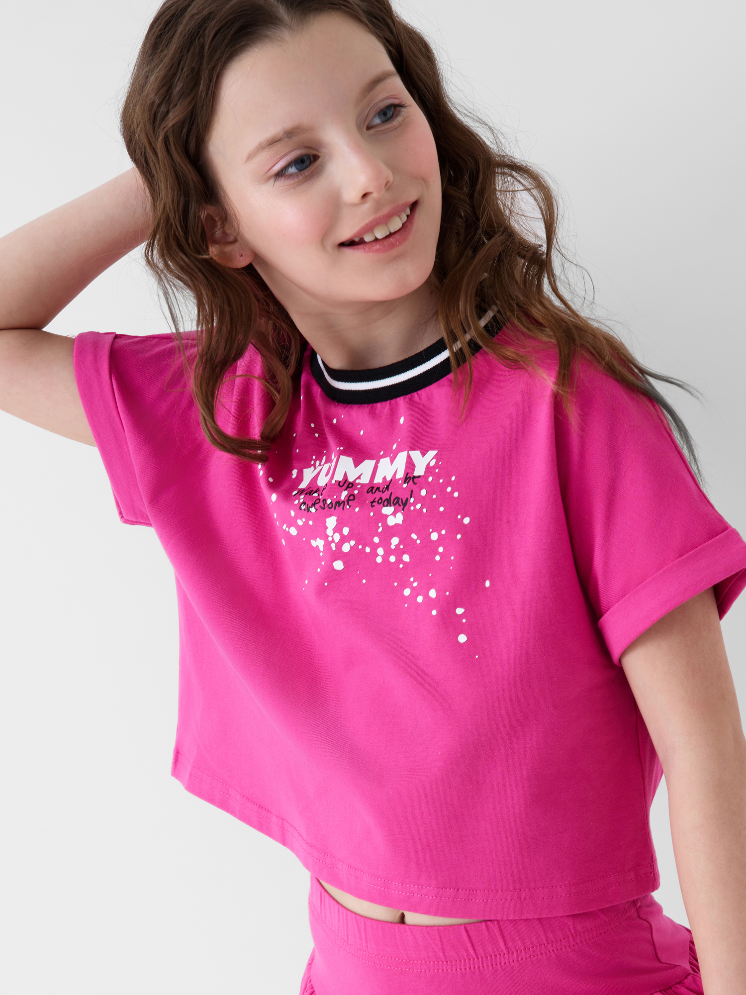 Футболка и юбка-шорты PlayToday 12621638 - фото 4