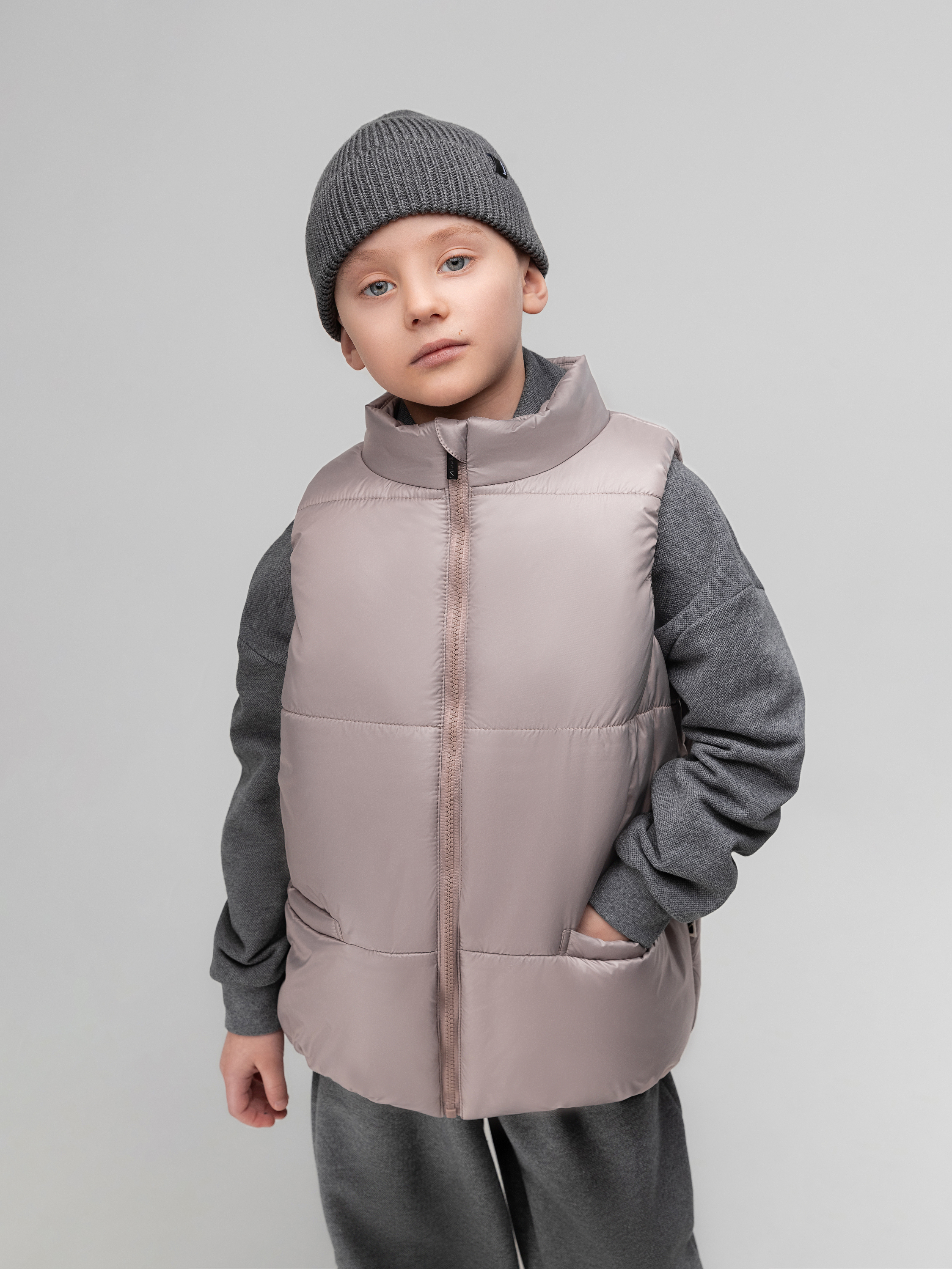 Жилет Bodo 14-56МU_капучино - фото 1