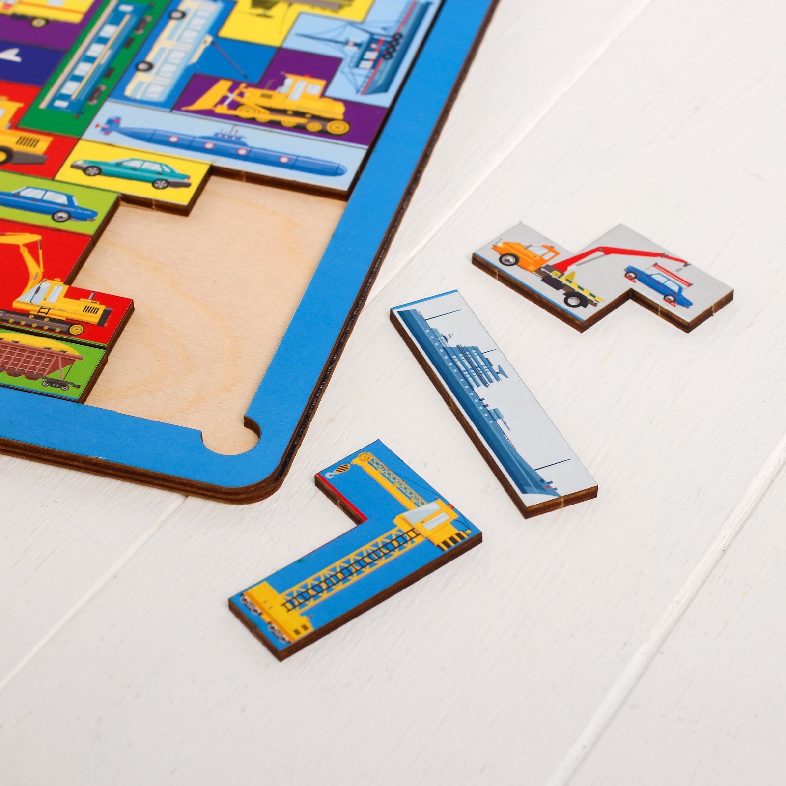 Настольная игра Лесная мастерская Большой транспорт - фото 3