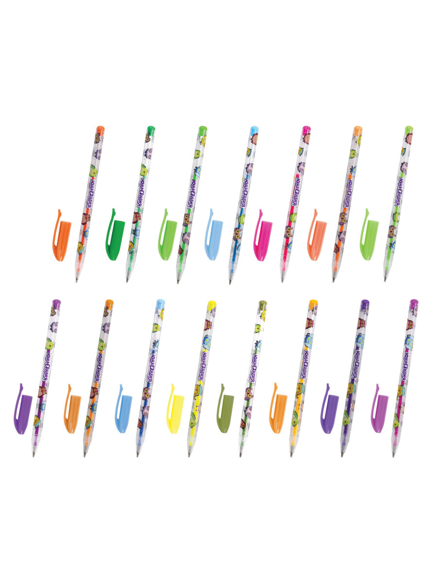 Ручка гелевая Юнландия 60 шт. - фото 4