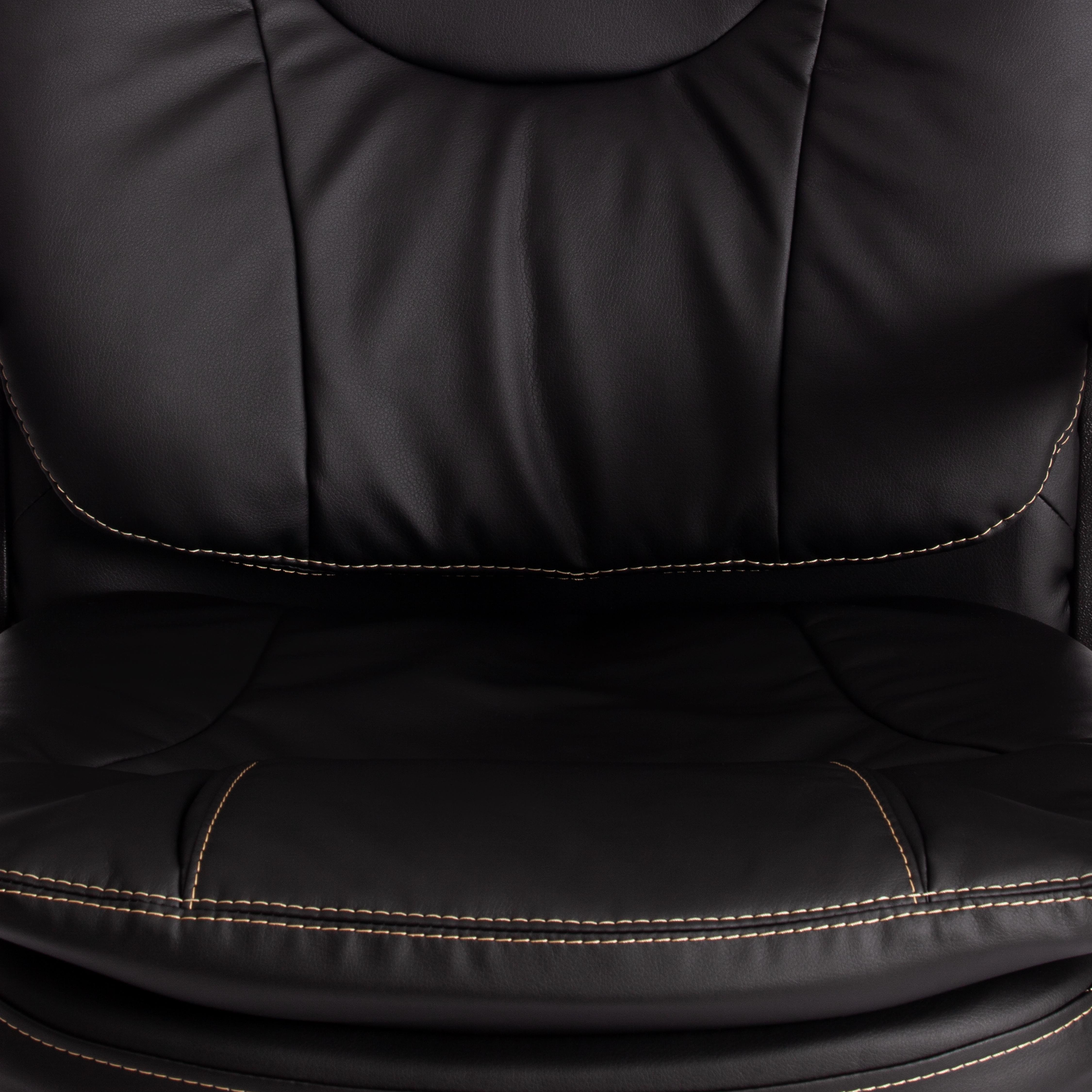 Компьютерное кресло TETCHAIR Комфорт Лт кож/зам черный - фото 9
