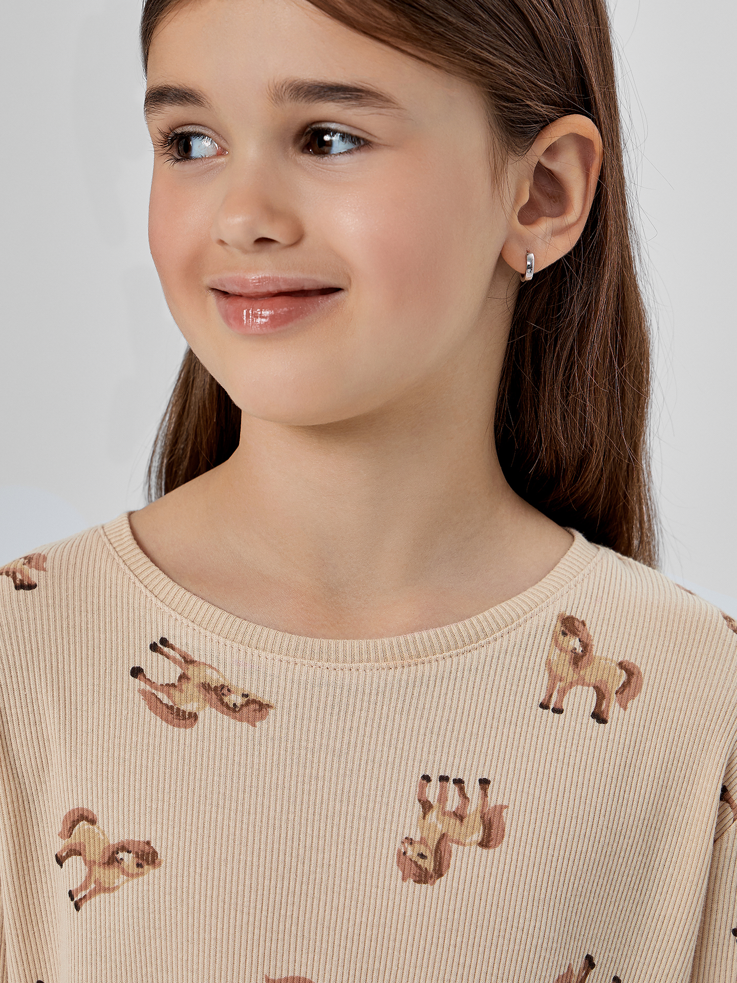 Сорочка ночная Mark Formelle (Марк Формэль) 577726/лошадки на бежевом - фото 5